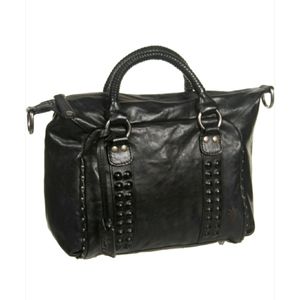 Frye Roxanne Satchel black leather